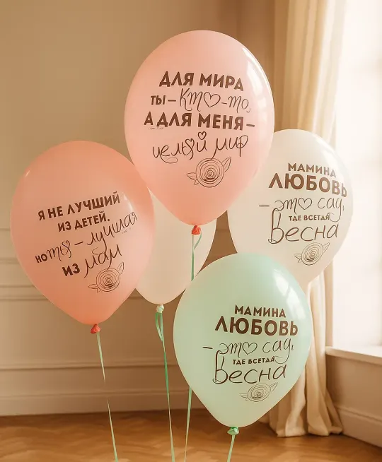 Шары "Мамина любовь"