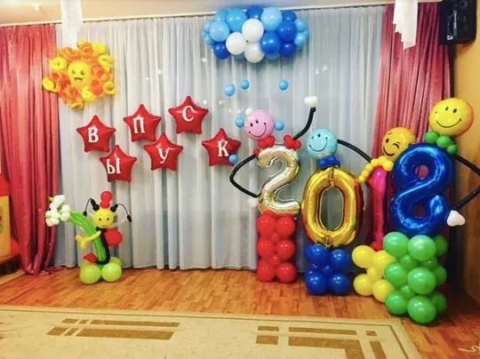 Пакет 33 из шаров на выпускной