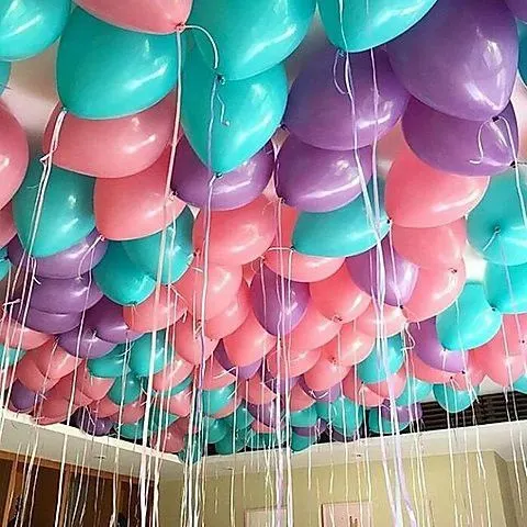 25 шаров "Тиффани и розовый"