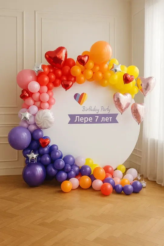 Фотозона из шаров «Лайк»