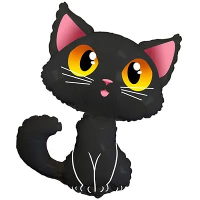 Шар "Черный кот" 85 см