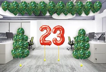Пакет из шаров №5 к 23 февраля