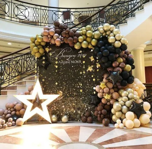 Фотозона из шаров "Звездная"
