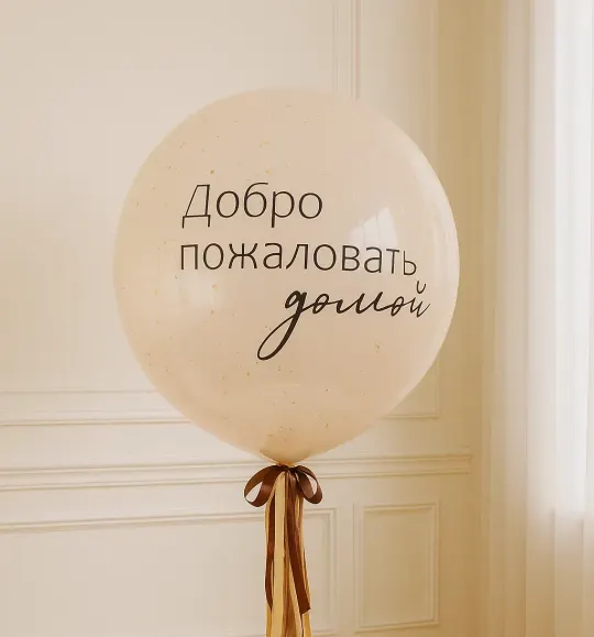 Шар гигант «Добро пожаловать домой»