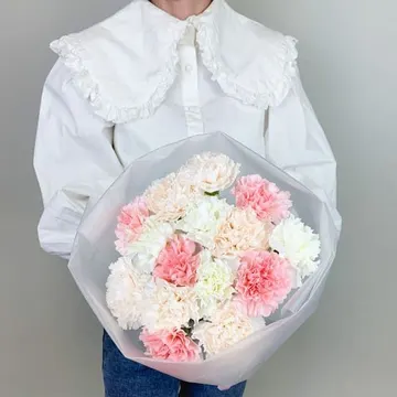 Букет из диантуса нежный микс 15 шт 2