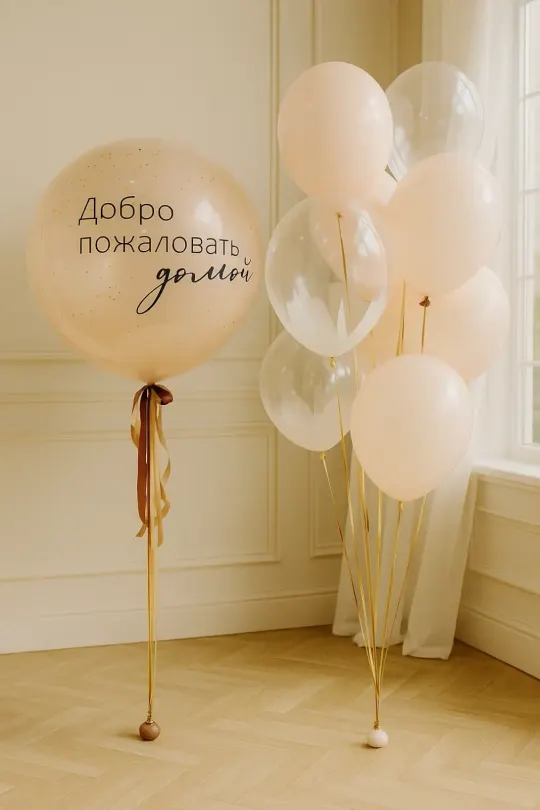Шары "Добро пожаловать домой"