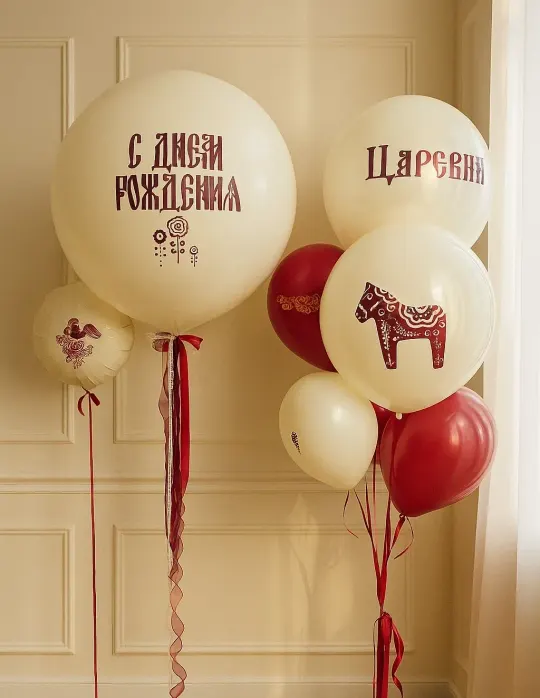 Набор шаров в Russian стиле