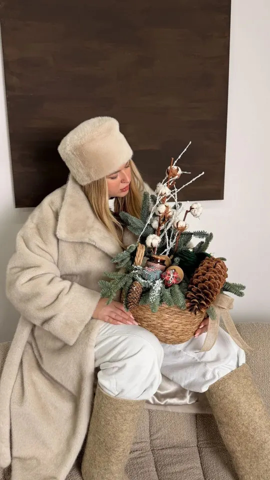 Новогодняя корзина Уютного Нового года фото 3