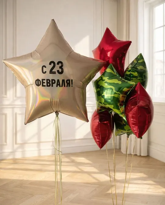 Набор шаров Со звездой