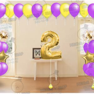 Пакет №12 из воздушных шаров с гелием