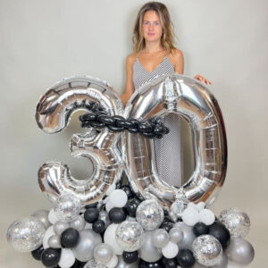 Набор шаров "Серебристая прелесть" 2 фото