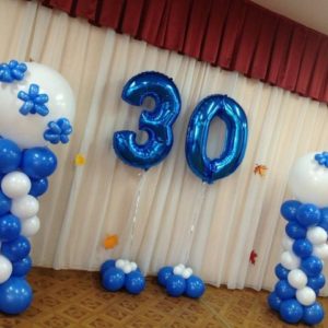 Композиция #7 из шаров на День рождения