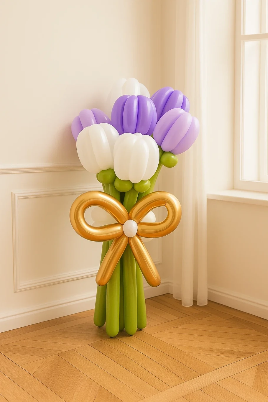 7 тюльпанов из шаров 7 тюльпанов из шаров