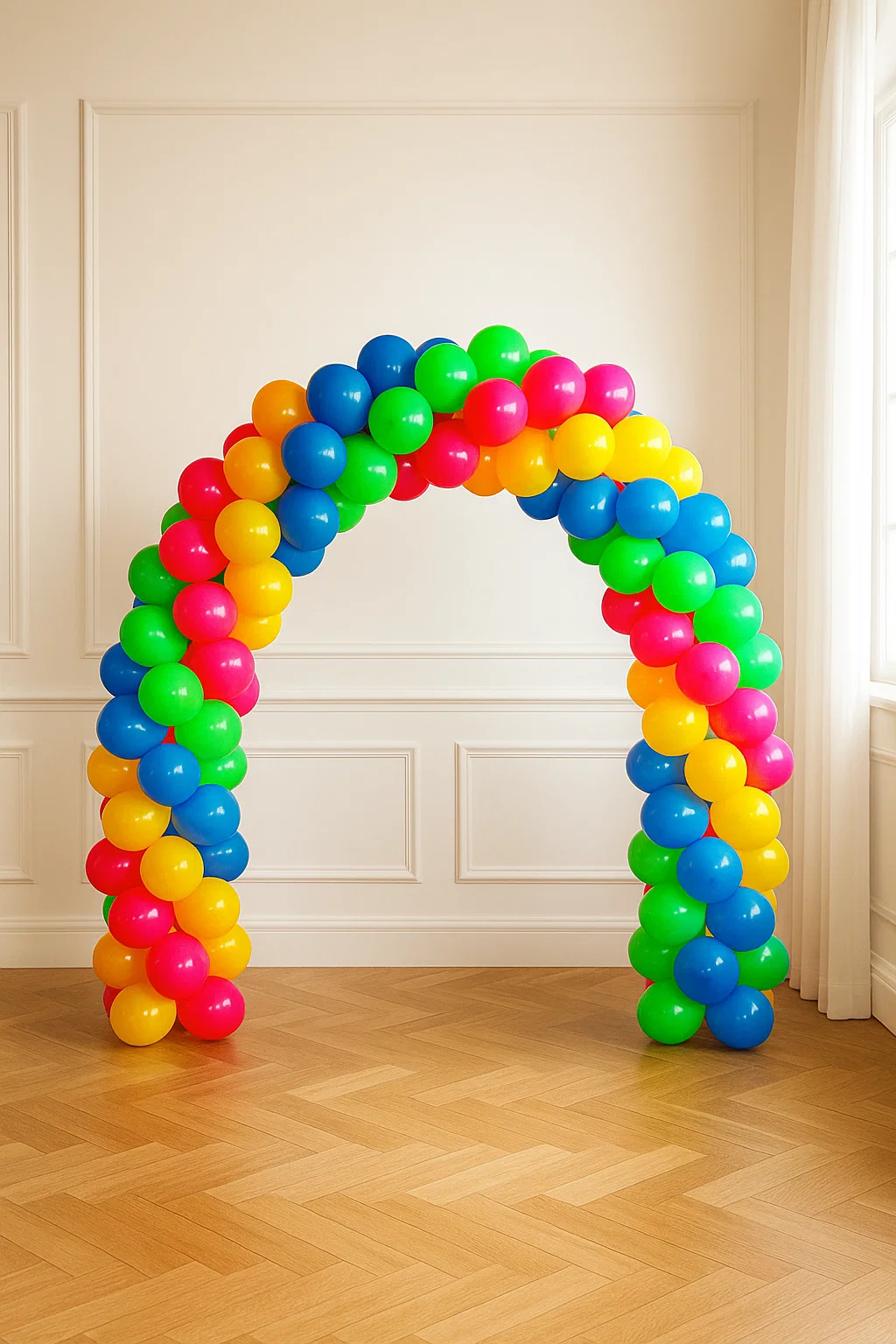 Арка из шаров «Разноцветная» Арка из шаров «Разноцветная»