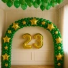 Арка из шаров с цифрами к 23 февраля