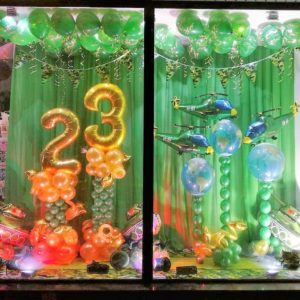 Локация из шаров к 23 февраля
