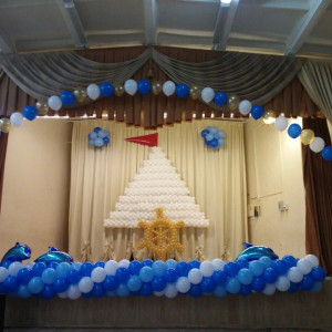 Оформление шарами №12 "На выпускной"