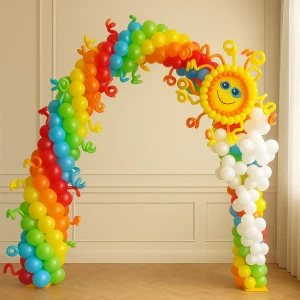 рка из шаров «Солнечная»