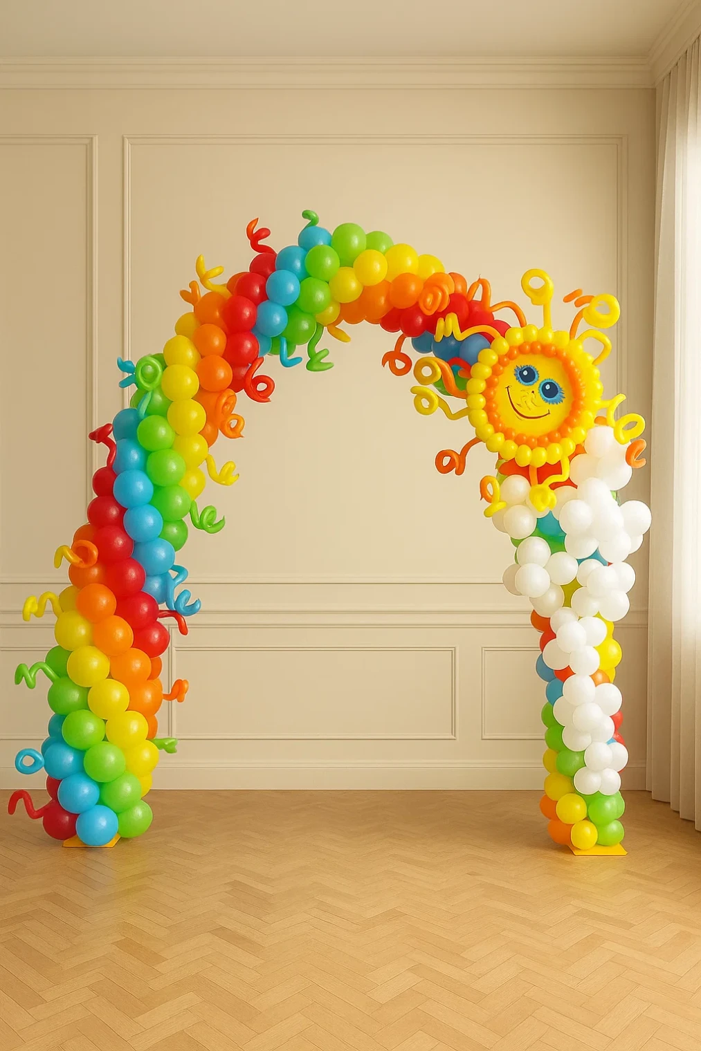 рка из шаров «Солнечная» рка из шаров «Солнечная»