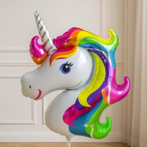 Шар «Единорог радуга»