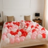 Шар Сердца с воздухом 100 шт