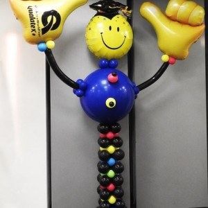 Шары "Супер-ученик" на выпускной