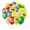 Шары смайлы разноцветные