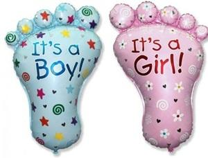 Шар "Стопа малыша"