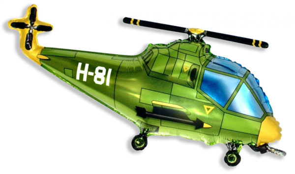 Фольгированный шар Вертолет