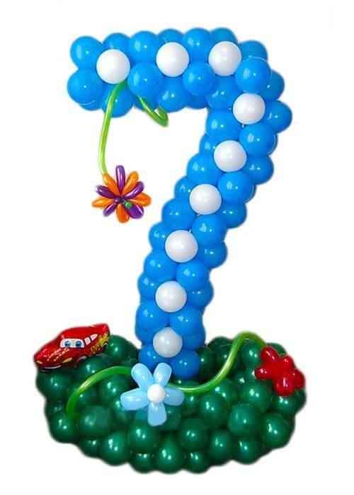 Шар цифра 7 Шар цифра 7