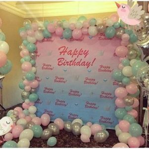 Композиция #18 из шаров на День рождения