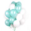 Мятно-белый (30шт) - облако из шаров