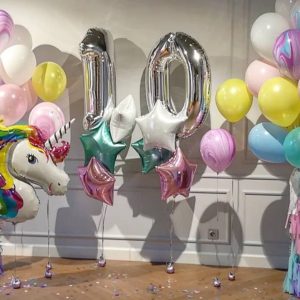 Набор Нежное десятилетие из шаров детям