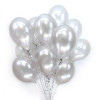 Облако шаров "Серебристые" 30 шт