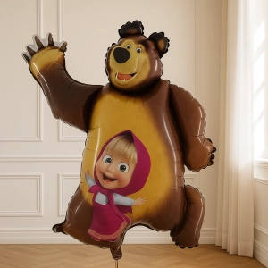 Фигура из фольги Маша и медведь