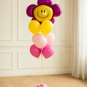 Фонтан из шаров «К 8 марта»