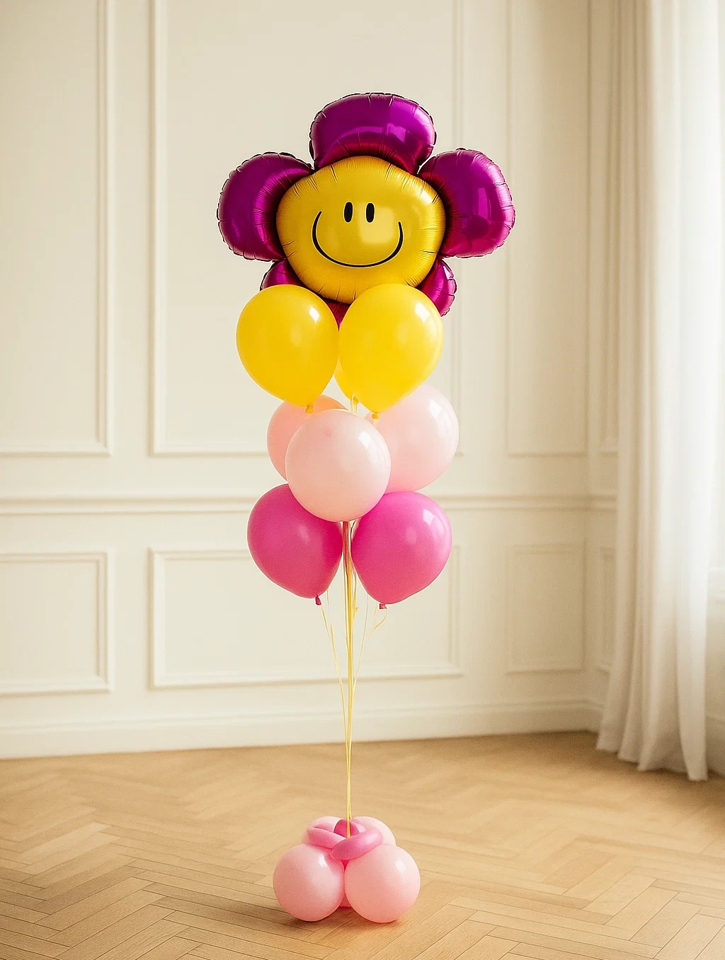 Фонтан из шаров «К 8 марта» Фонтан из шаров «К 8 марта»