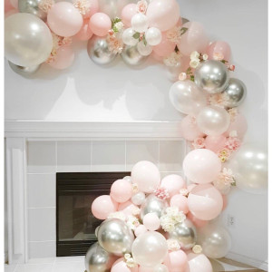 Гирлянда из шаров "С цветочками"