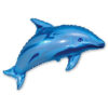 Дельфин шар 80см