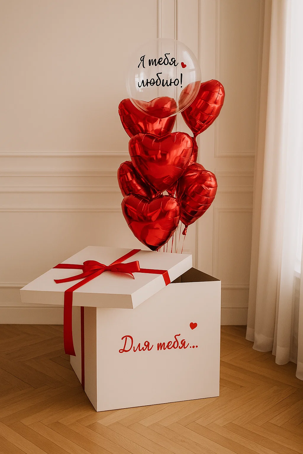 Коробка из шаров №1 к 14 февраля Коробка из шаров №1 к 14 февраля