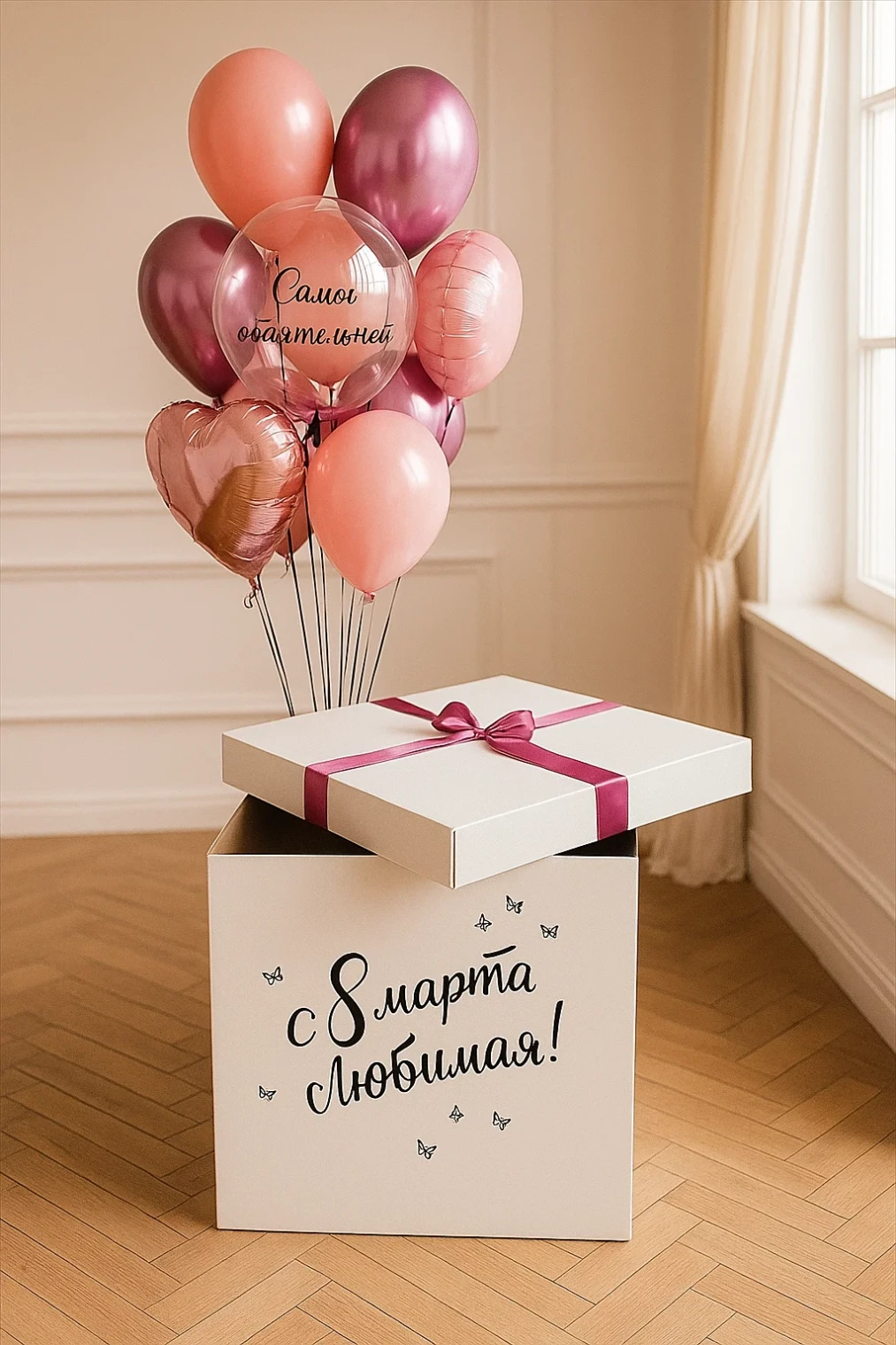 Коробка-сюрприз №2 к 8 марта Коробка-сюрприз №2 к 8 марта