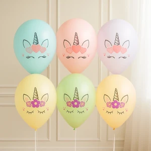 Шары «Нежные единорожки»