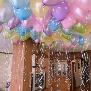 30 нежных шаров Металлик