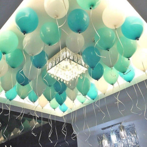 Шары "Бирюзовые" 25