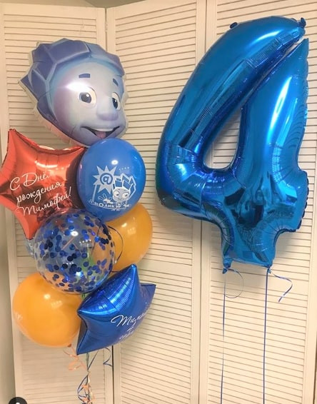 Набор шаров №4 "Фиксики" Набор шаров №4 "Фиксики"