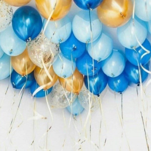 Шары "Яркие золотые", 30 шт