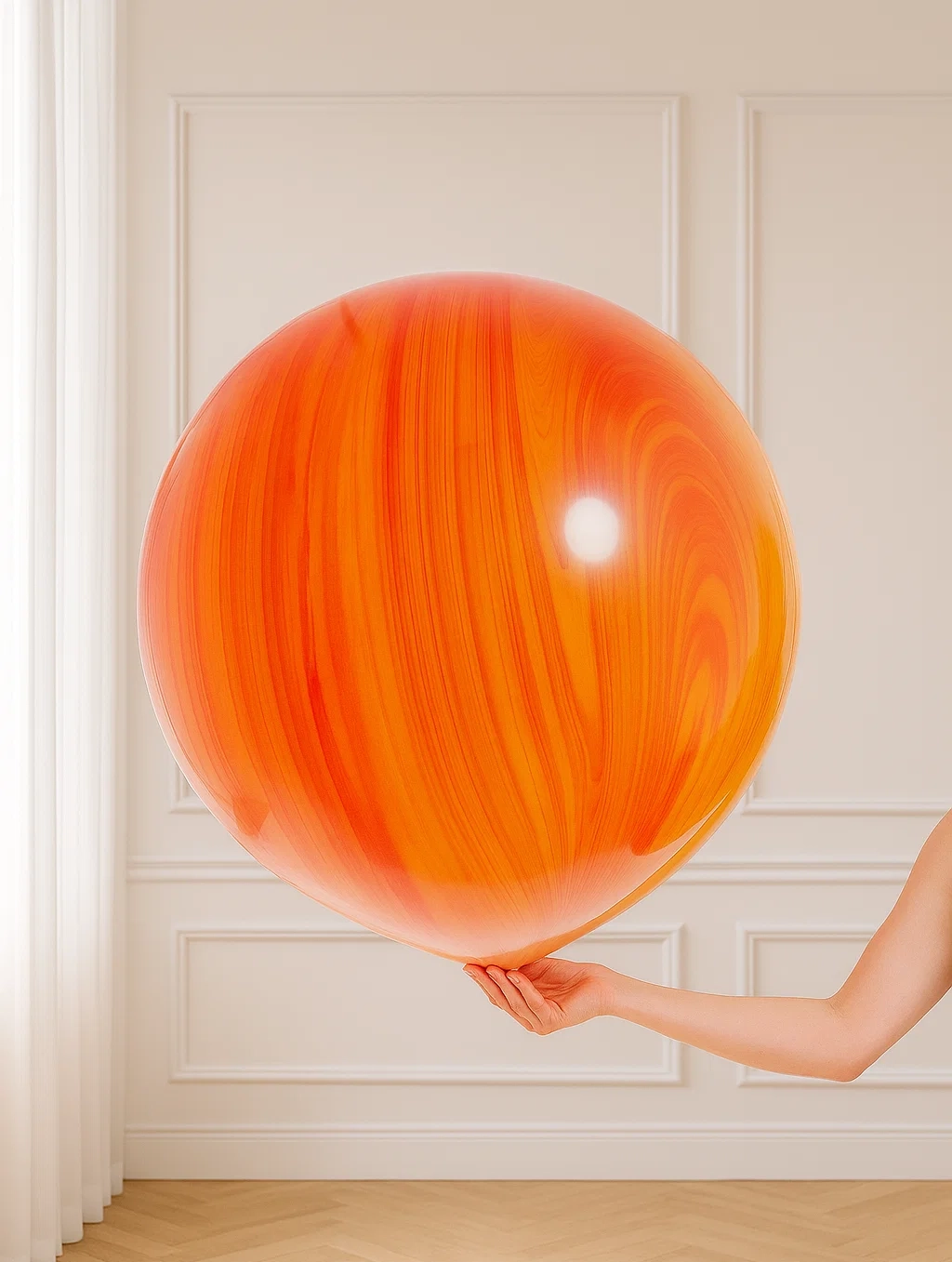 Шар Гигант «Агат оранжевый» 80 см Шар Гигант «Агат оранжевый» 80 см