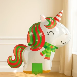 Шар «Единорог Зимний» 55 см