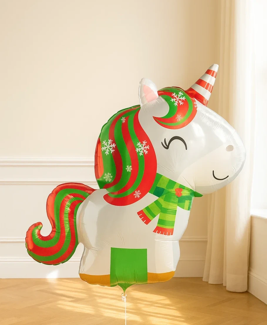 Шар «Единорог Зимний» 55 см Шар «Единорог Зимний» 55 см