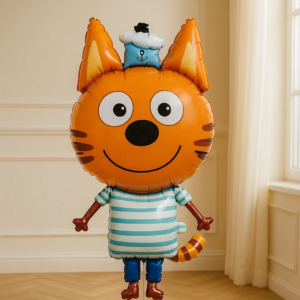 Шар Коржик "Три кота" 90 см